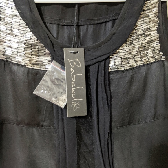 Babakul Marlene Sleeveless Sequin Silk Dress - Picture 5 of 6